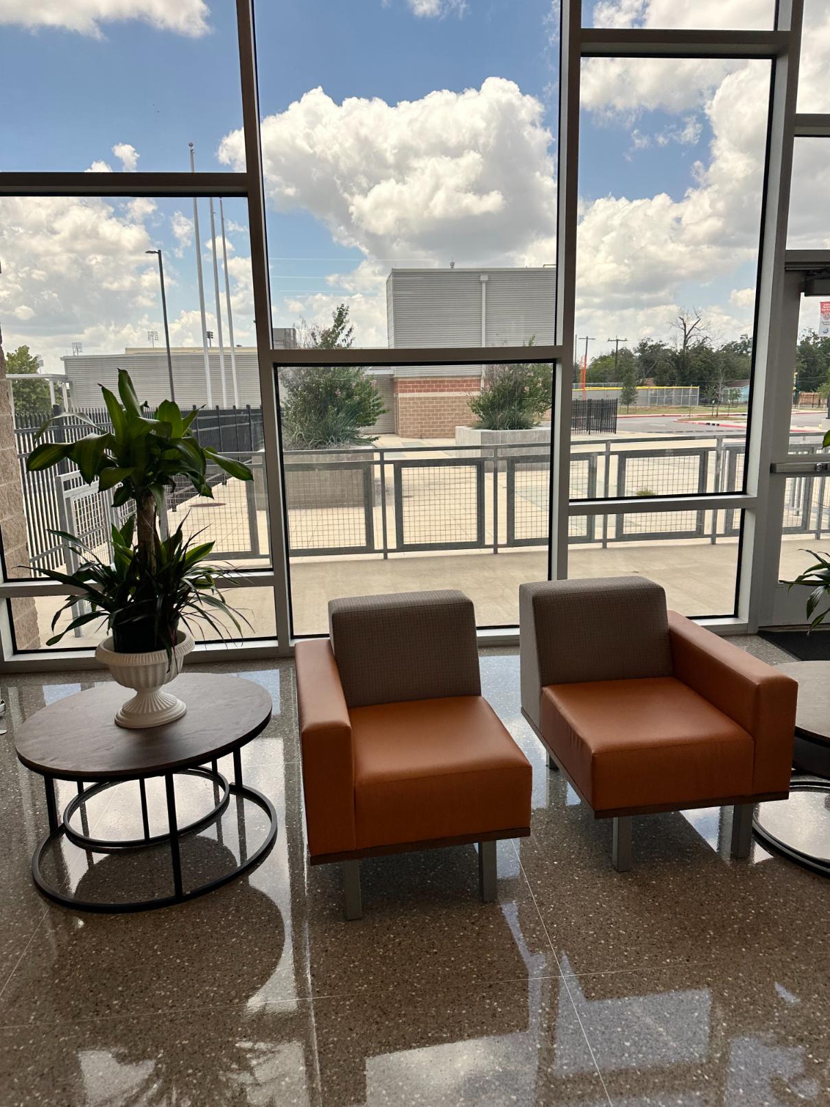 Commercial UV Blocking Film on a Commercial Property in Shenandoah, TX